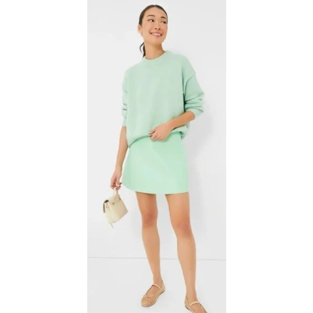 NWT TUCKERNUCK x REVOLVE Mint Chip Meg Mini Skirt Sz XXL Green Faux Leather